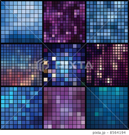 Abstract mosaic background. 8564194