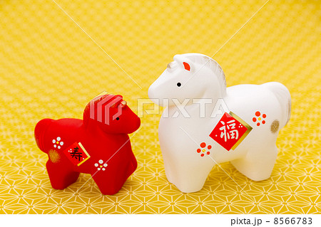 午年　麻の葉紋模様 8566783