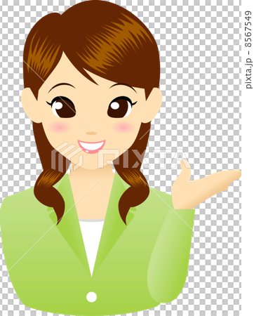 Guide lady to guide 8567549