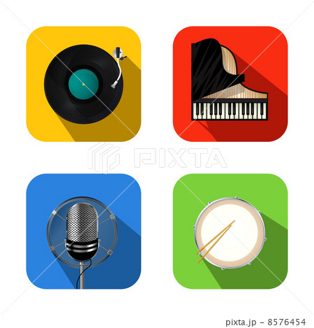 Music and party icons Music and party icons 8576454