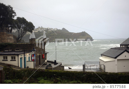 Readymoney Cove, Fowey, Cornwall UK in the winter Readymoney Cove, Fowey, Cornwall UK in the winter 8577588