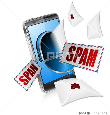 E-Mail with Spam Concept E-Mail with Spam Concept 8578774