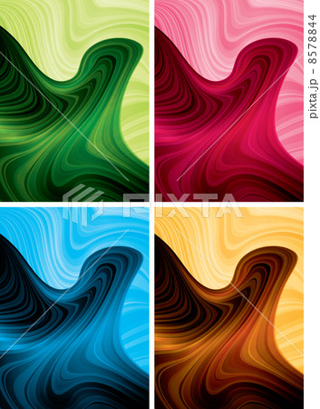 vector abstract background set (eps10, CMYK colors) vector abstract background set (eps10, CMYK colors) 8578844
