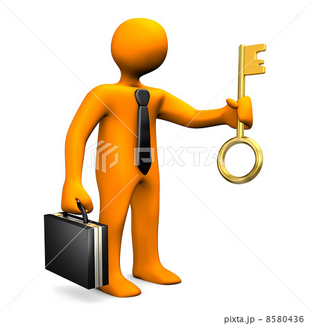 Businessman Golden Key 8580436