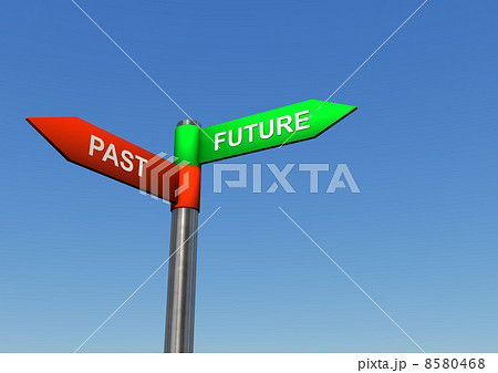Future Past Direction Sign 8580468