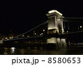 【夜景】セーチェーニ鎖橋-Chain Bridge 8580653