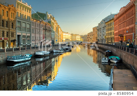 Moyka river in St.Petersburg 8580954