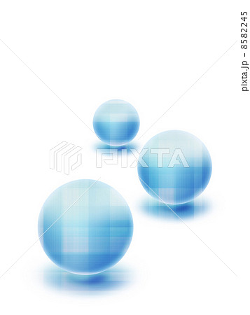 3つの球体のイラスト素材