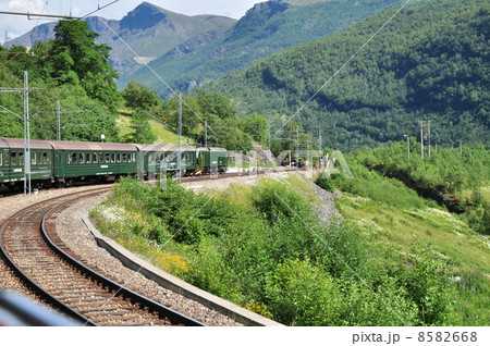 山あいを走るフロム鉄道 山あいを走るフロム鉄道 8582668