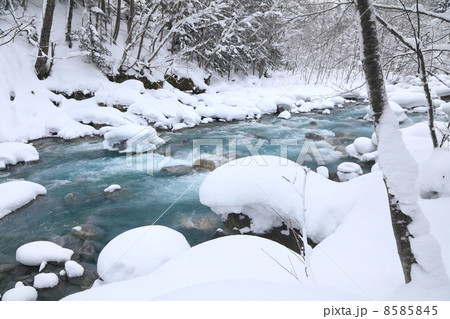 北海道・美瑛 「真冬の美瑛川」 北海道・美瑛 「真冬の美瑛川」 8585845