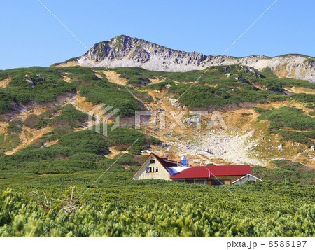 三俣山荘と三俣蓮華岳 8586197