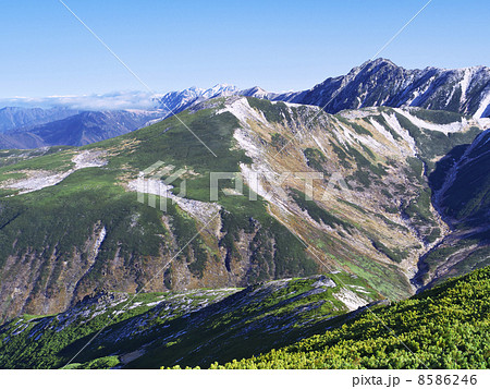 鷲羽岳、水晶岳と雲ノ平 8586246