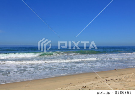 カリフォルニアの青い空とビーチ カリフォルニアの青い空とビーチ 8586365