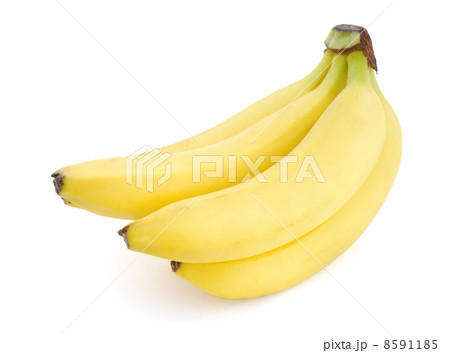 Bunch of bananas isolated on white background 8591185