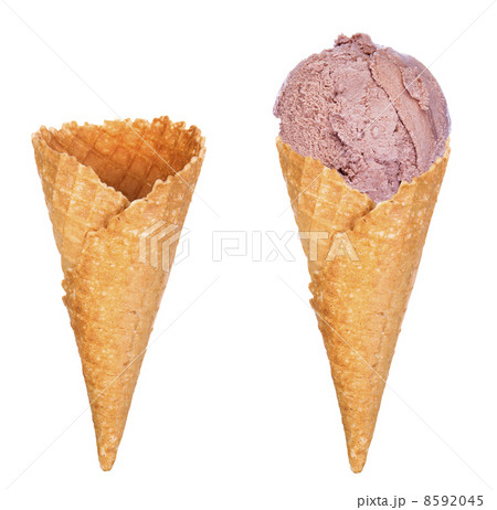 soft serve ice cream isolated 8592045