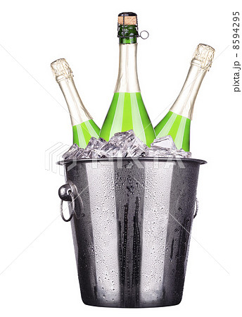 Champagne bottle in a bucket Champagne bottle in a bucket 8594295