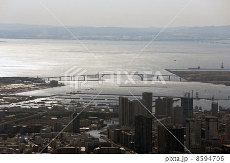 東京ゲートブリッジ空撮 8594706