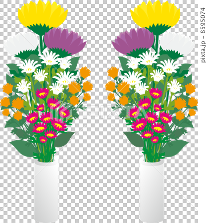 仏花のイラスト素材