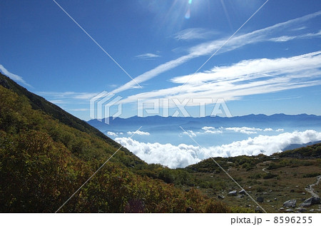 中央アルプスからの青空 8596255