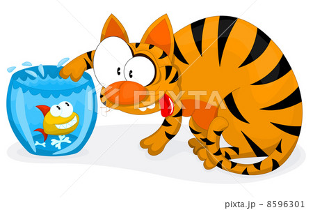 Cat and fish 8596301