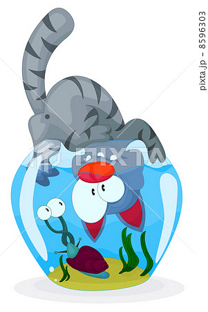 Cat and snail 8596303