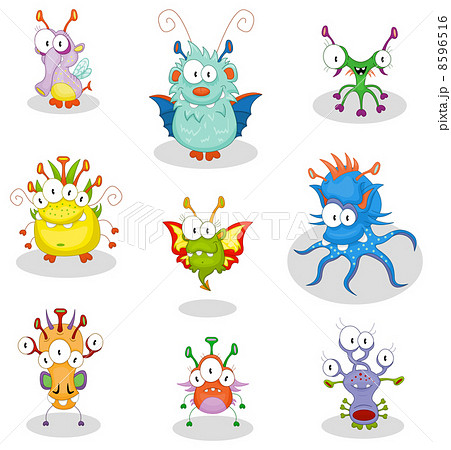 Cartoon monsters, goblins, ghosts Cartoon monsters, goblins, ghosts 8596516