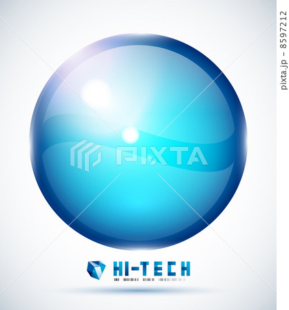 Big sphere abstract modern design template Big sphere abstract modern design template 8597212