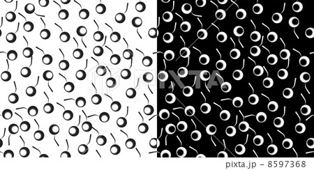 Seamless cherry background. Fabric pattern 8597368