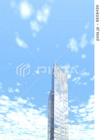 青い空と高層ビル 8608490