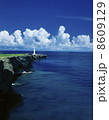 沖縄残波岬夏雲 8609129