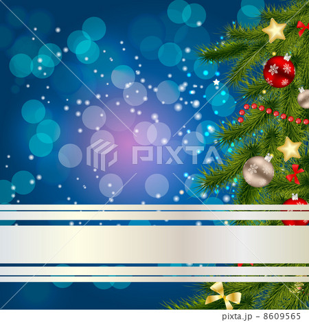 Abstract beauty Christmas and New Year background. vector illust Abstract beauty Christmas and New Year background. vector illust 8609565