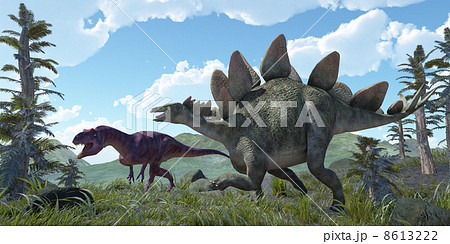アロサウルスとステゴサウルス その2 アロサウルスとステゴサウルス その2 8613222