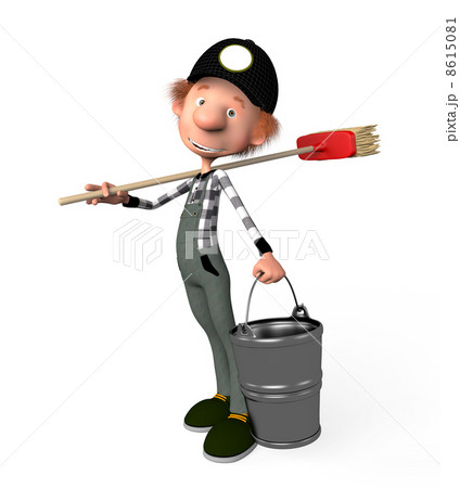 3d boy working.cleaner. 8615081