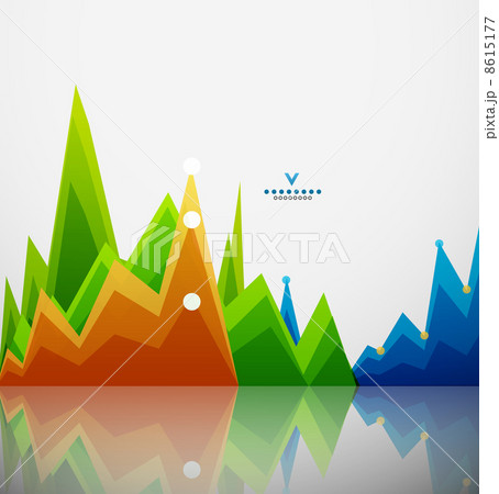 Colorful graphs background 8615177