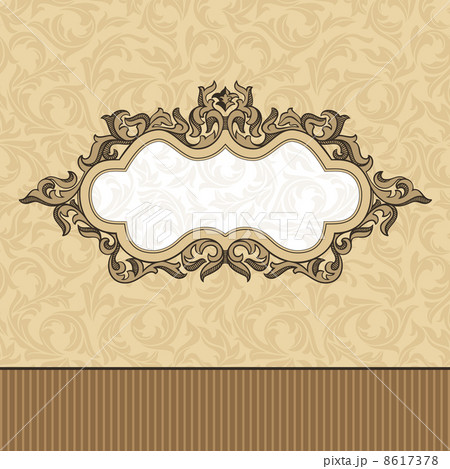 vintage floral frame 8617378
