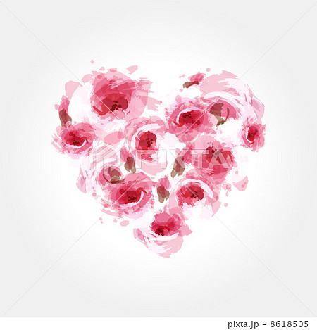 Roses in a shape of a heart Roses in a shape of a heart 8618505