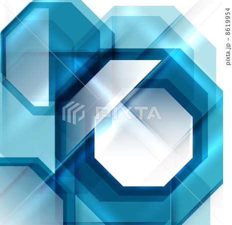 Blue modern geometric absract background 8619954