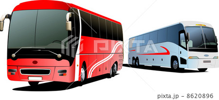 Tourist coach. Vector illustration Tourist coach. Vector illustration 8620896