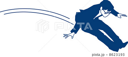ジャンプするビジネスマン 8623193