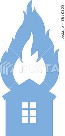 火事のピクトグラム 火事のピクトグラム 8623308