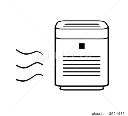空気清浄機のイラスト素材