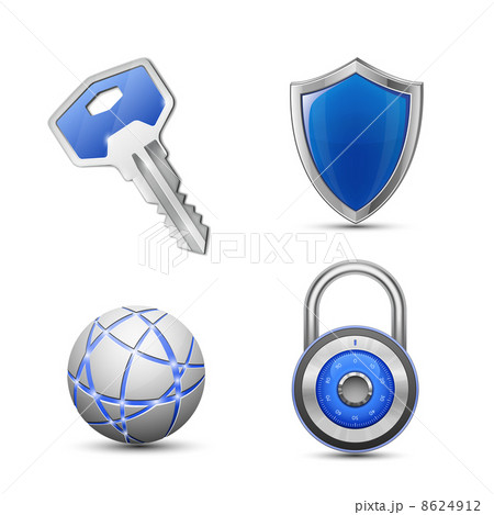 Security and protection symbols 8624912