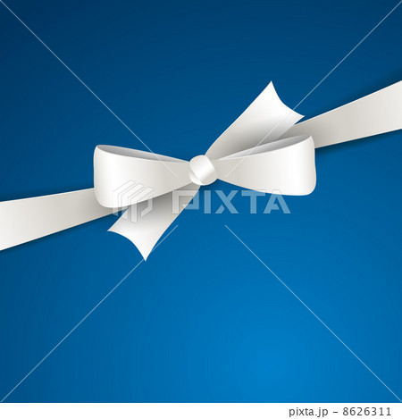 Vector christmas background with  bow  8626311