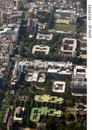 東京大学本郷キャンパスを空撮 東京大学本郷キャンパスを空撮 8628082