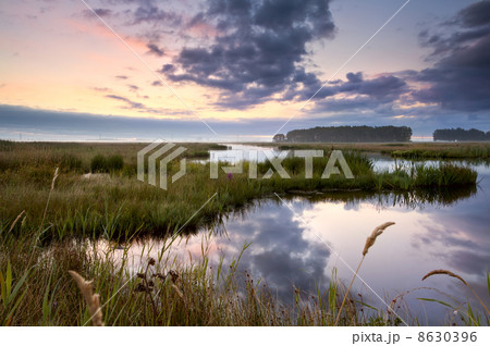 Lekstermeer lake in Drenthe 8630396
