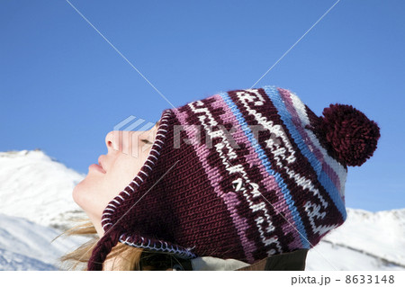 woman enjoying mountain woman enjoying mountain 8633148