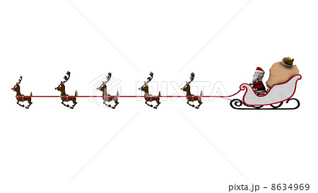 サンタクロースとトナカイ 8634969