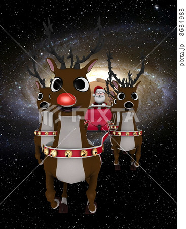 サンタクロースとトナカイ 8634983