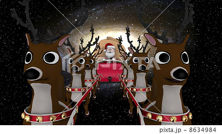 サンタクロースとトナカイ 8634984