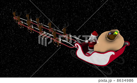 サンタクロースとトナカイ 8634986